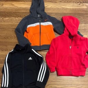 Boys 3T hoodie lot